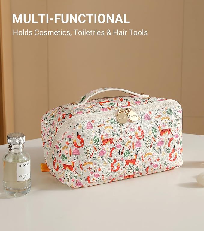 Aveniee Travel Makeup Bag for Women, Large Cosmetic Organizer - Image 7