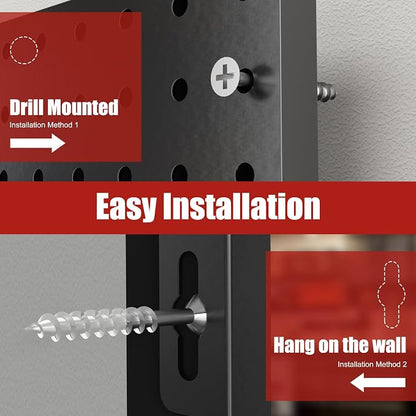 4 Pack Metal Pegboard Panels - Image 6