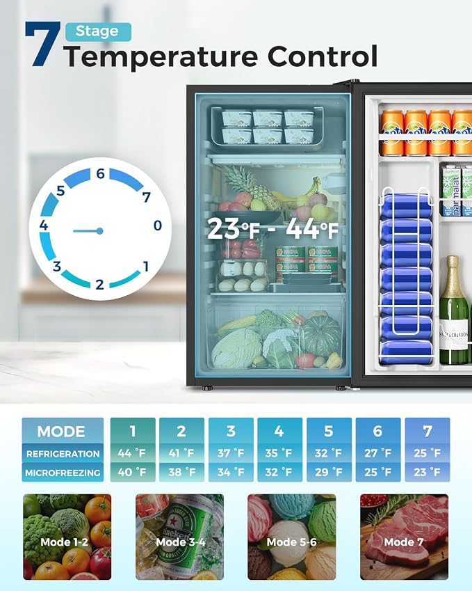 Mini Fridge with Freezer - Image 3