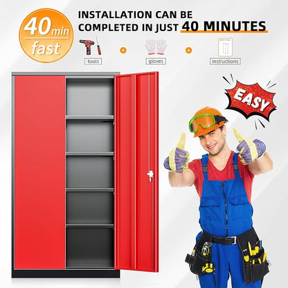 INTERGREAT Metal Storage Cabinet - Image 7
