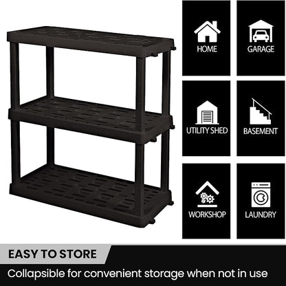 Oskar Heavy Duty Plastic Storage Shelves- - Image 6