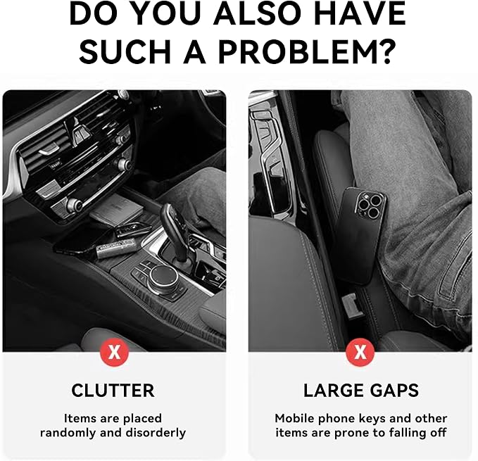 2PCS Car Seat Gap Filler, Automotive Seat Organizer Fill The Gap Between Seat - Image 3