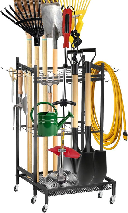 Garden Tool Organizer Rack by Unknown