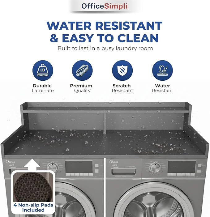 OfficeSimpli Washer Dryer Countertop - Image 3