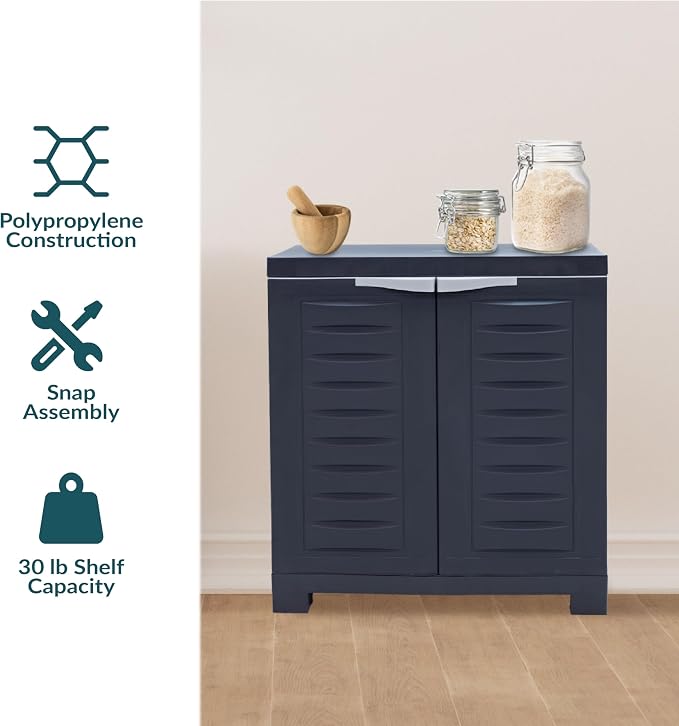 Sunnydaze 25.5" Garage Storage Cabinet - Image 4