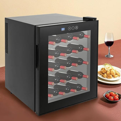 20 Bottle Wine Cooler, Small Wine Fridge Freestanding Wine Fridge - Image 4