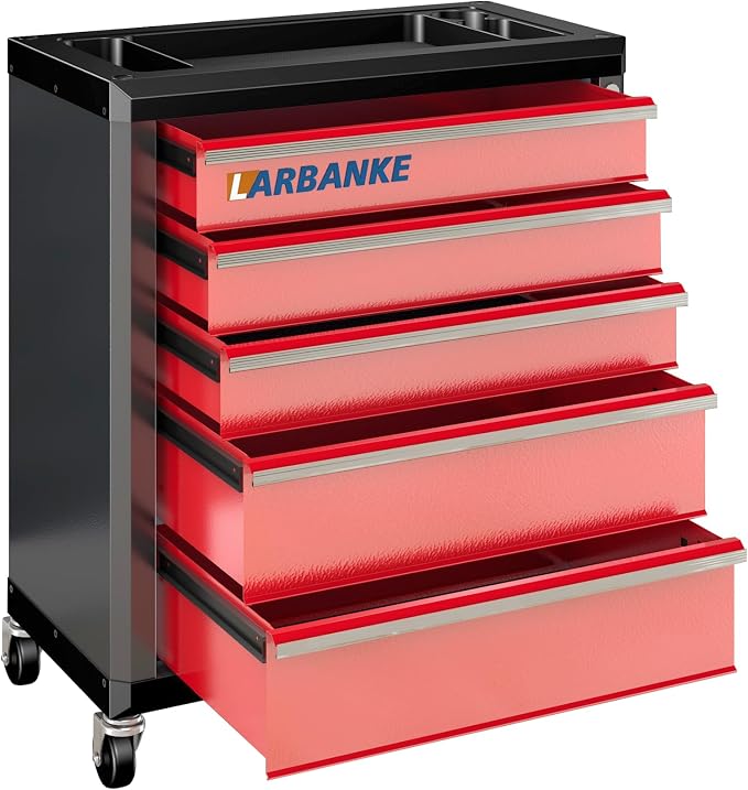 LARBANKE 5 Drawer Rolling Tool Chest by LARBANKE
