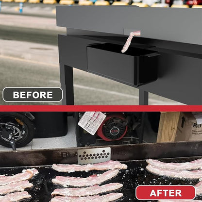 Magnetic Grill Grease Gate Set, 6 Pack Magnetic Hooks and Tool Holder Combo - Image 6