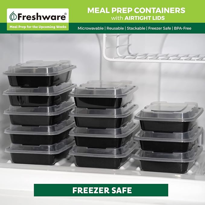 Freshware Meal Prep Containers 1 Compartment Food Storage Containers - Image 8