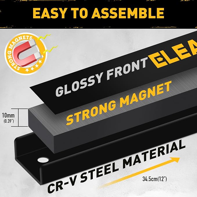 ELEAD 9-Piece 12" Magnetic Tool Holder Storage Organizer - Image 4