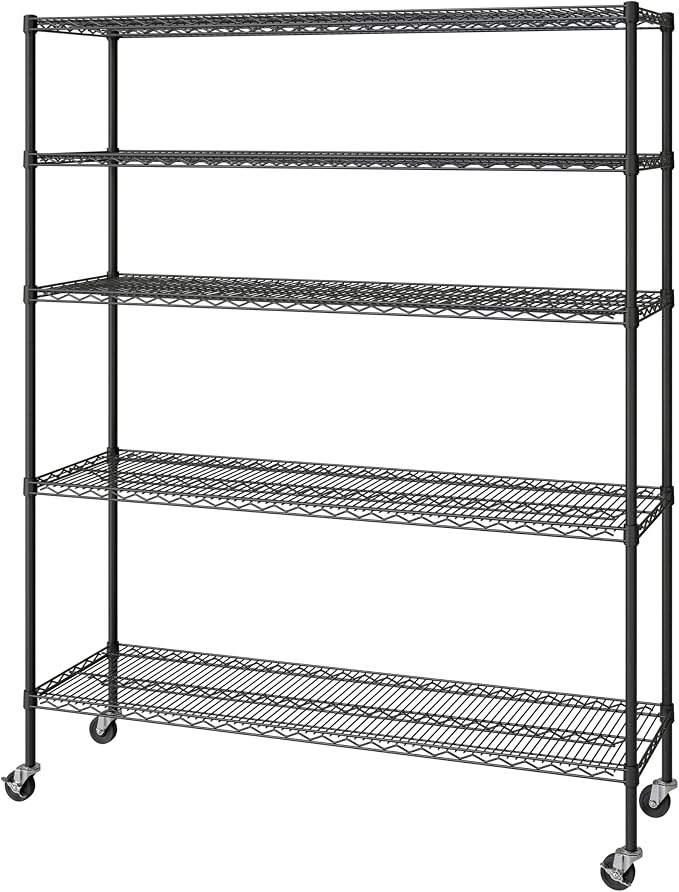 Seville Classics UltraDurable Heavy Duty NSF Solid Steel Wire Rack Storage Unit by SevilleClassics