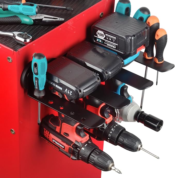 MUTUACTOR Power Tool Organizers and Storage Garage Drill Drivers Shelves - Image 8