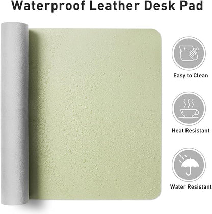Aothia Leather Desk Pad Protector, Office Desk Mat, Large Mouse Pad, Non-Slip - Image 7