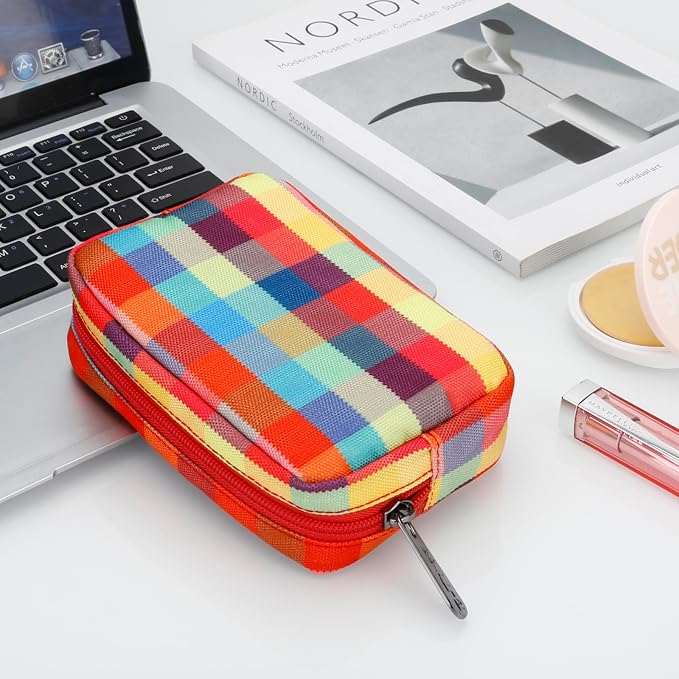 E-Tree Cute Small Makeup Bag, Cosmetic Toiletry Skin Care Make up Little Items - Image 5