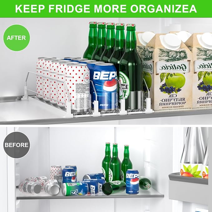 2025 Drink Organizer for Fridge, Upgrade Soda Can Dispenser for Refrigerator - Image 4