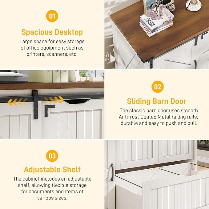 Halitaa 47.8” Farmhouse File Cabinet - Image 4