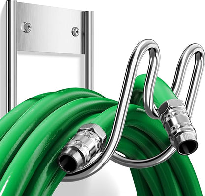 Stainless Steel Garden Hose Holder by Josmimic