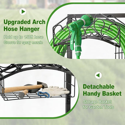 Garden Hose Holder, Freestanding Water Hose Holder Stand - Image 3