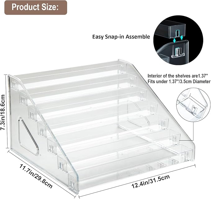 Acrylic Paint Organizer, Painting Bottle Holder, Acrylic Paint Storage Organizer - Image 3
