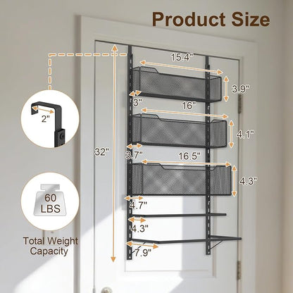 VyGrow Over The Door Towel Rack - Image 3