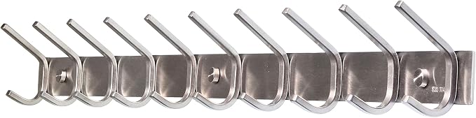 WEBI Coat Rack Wall Mount, 10 Coat Hooks - Image 9