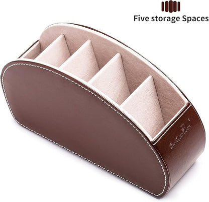Remote Control Holder, PU Leather Organizer Box - Image 4
