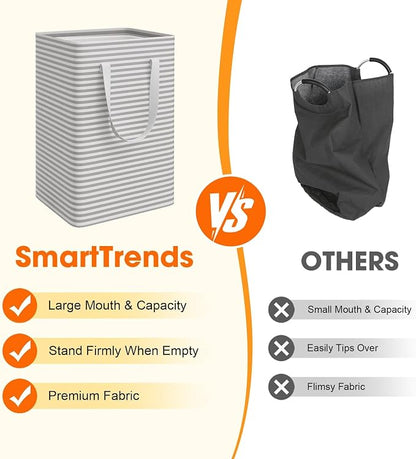 3 Pack Large Laundry Basket, Waterproof & Freestanding Laundry Hamper, - Image 3