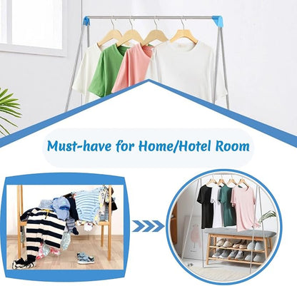 Lmaray Portable Garment Rack, Compact Folding Clothes Drying Rack, Mini - Image 2
