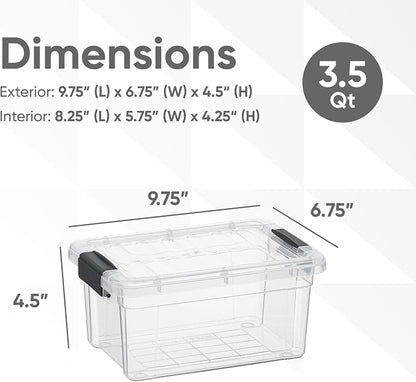Superio Clear Storage Bins - Image 2