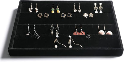 Frebeauty Stackable Velvet Jewelry Organizer Trays - Image 6