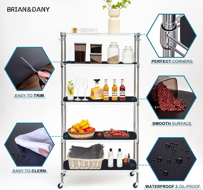 BRIAN & DANY Wire Shelf Liner 13.4" x 23.2", Heavy Duty Shelf Liners - Image 4