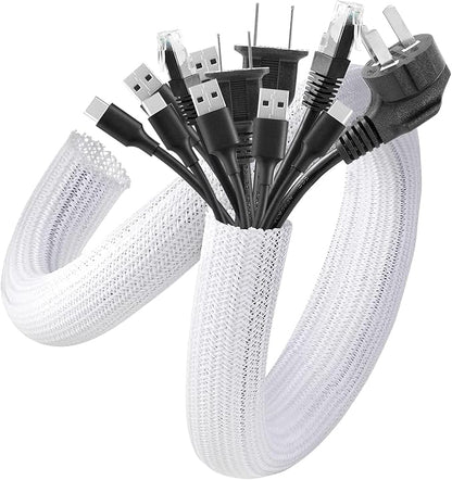 AGPTEK Cable Sleeve Cover, Home Office Wire Management Computer TV Wire Loom by AGPTEK