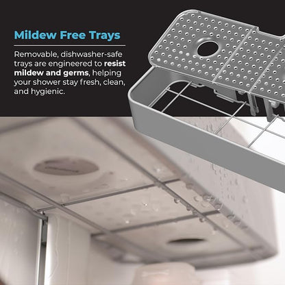 Rust Resistant Hygienic Shower Caddy – Hanging Bathroom Organizer - Image 7