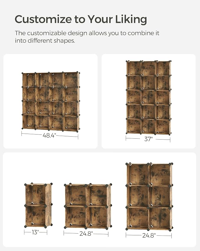 SONGMICS Cube Storage Organizer, Closet Organizers and Storage, Room - Image 5