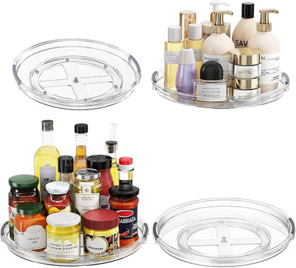 LAMU 4 Pack Lazy Susan Organizer Turntable by YourHome-OrganizationHelper