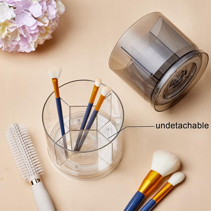 Makeup Brush Holder Organizer, Rotating Makeup Organizer - Image 7