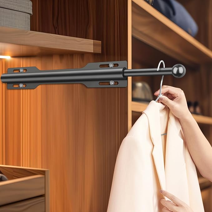 FIRJOY 12" Valet Rod for Closet Pull Out - Image 5