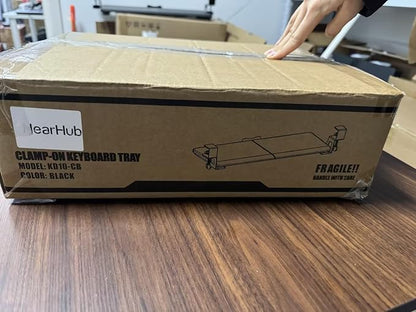 NearHub Large Keyboard Tray Under Desk Slide Out - Image 11