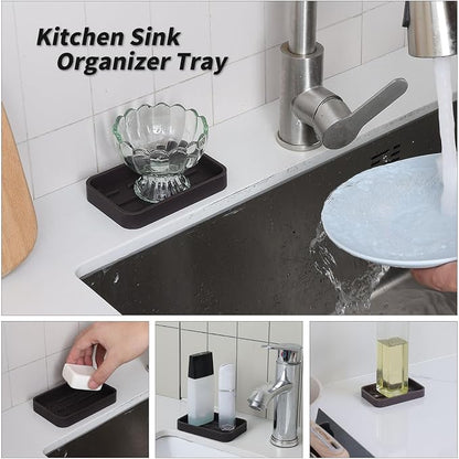 Silicone Kitchen Sink Organizer Tray - Image 4