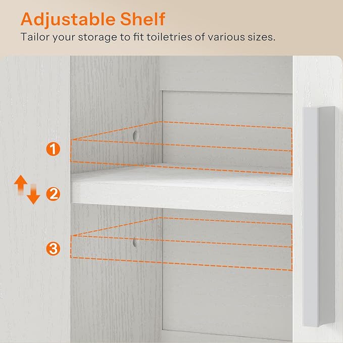 HOOBRO Bathroom Wall Cabinet, Medicine Cabinet, 15 x 16.1 Bathroom Wall Cabinet - Image 6