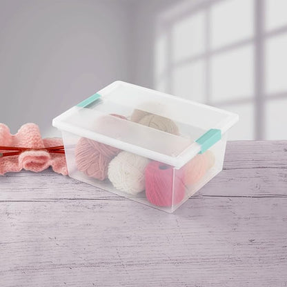 Sterilite Clip Box, Stackable Clear Plastic Bins- Deep, Arts or Crafts Supplies - Image 5