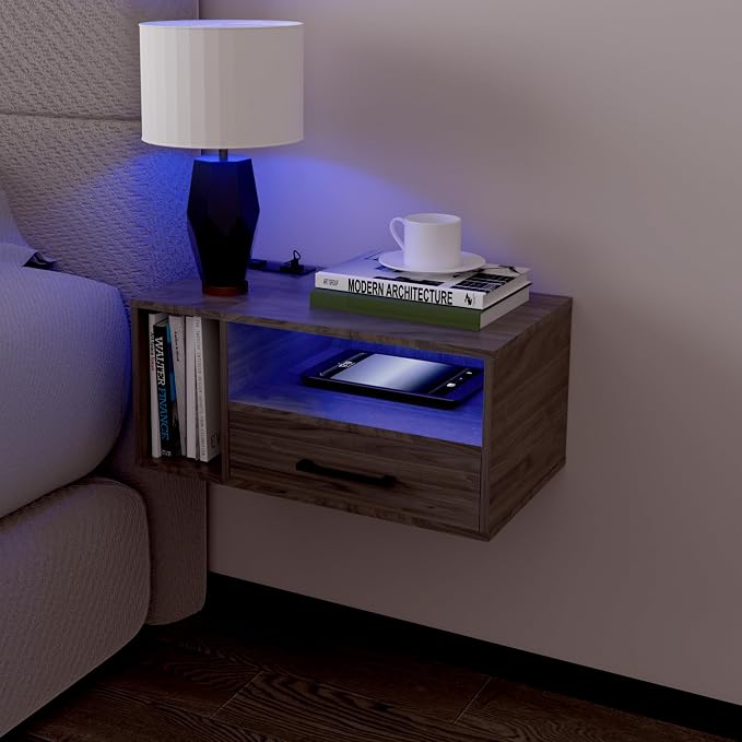 Homaterial Floating Nightstand by Homaterial
