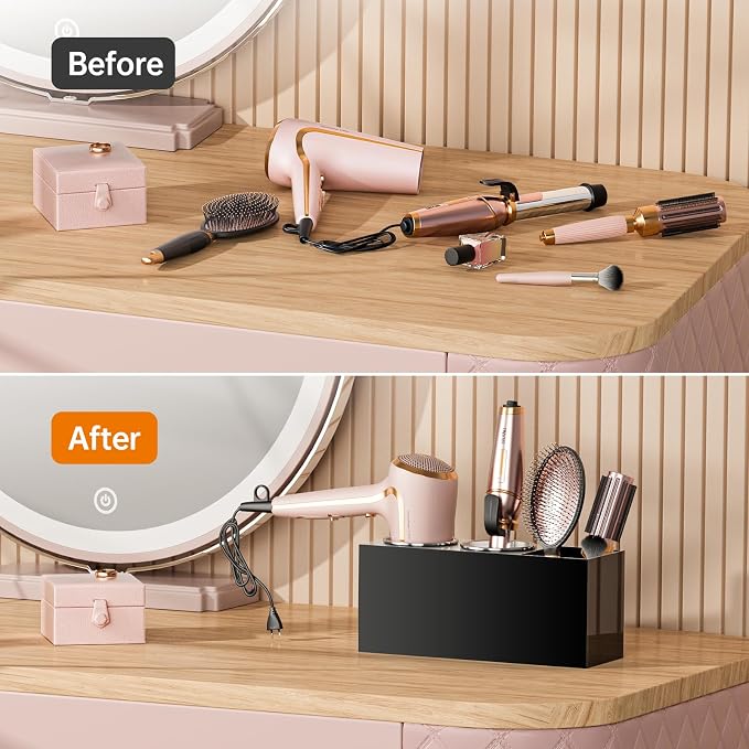 Hair Tool Organizer Acrylic: Hair Dryer Holder Wall Mount - Image 6