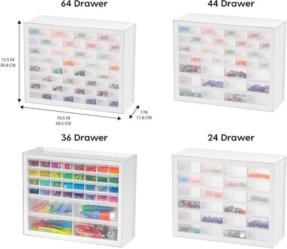 IRIS USA 64-Drawer Screw Organizer, Hardware Storage, Made in USA, Art & Craft - Image 8