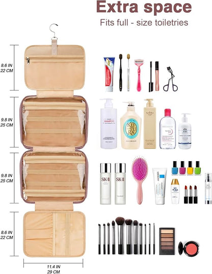 Women's Hanging Toiletry Bag, Waterproof Travel Cosmetic Organizer - Image 8