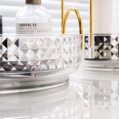 Fangoo 3 Tiers Clear Rotating Makeup Organizer - Image 3