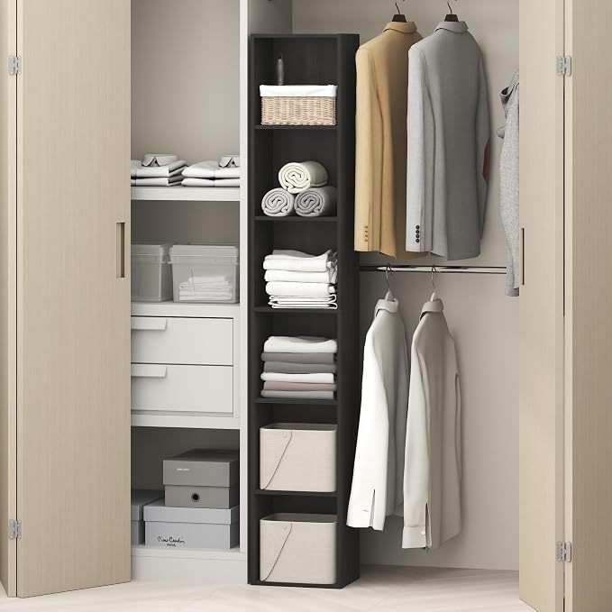 Furinno Cubicle 6-Tier Closet Organizers and Storage, Closet Organizer by Furinno-FitsYourSpaceFitsYourBudget