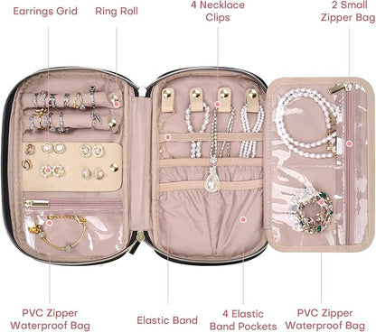 Jewelry Travel Case Organizer for Necklaces, Soft Sided - Image 3