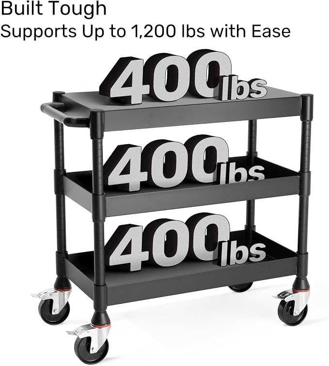 MightyHaul 18" Heavy-Duty Utility Cart - Image 2