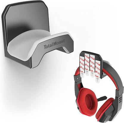 TotalMount Gaming Headset Hanger – Includes Removable Adhesive Strips by TotalMount